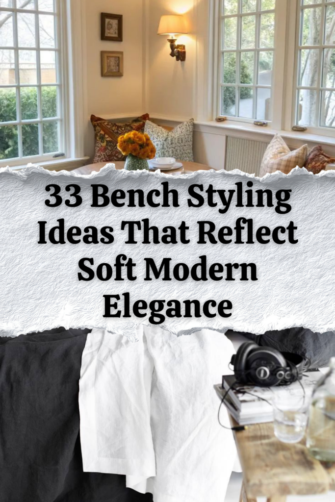 33 Bench Ideas to Make Your Living Room Complete