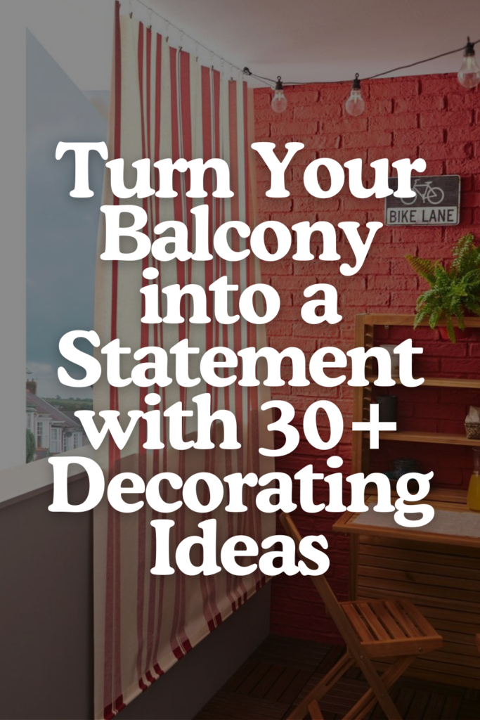 Stunning Outdoor Balcony Ideas for a Creative Home Retreat