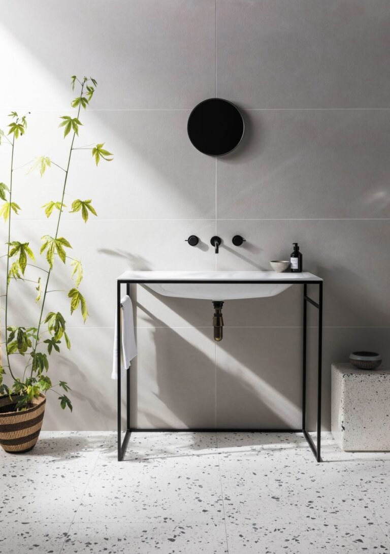 Japanese-Inspired Bathroom