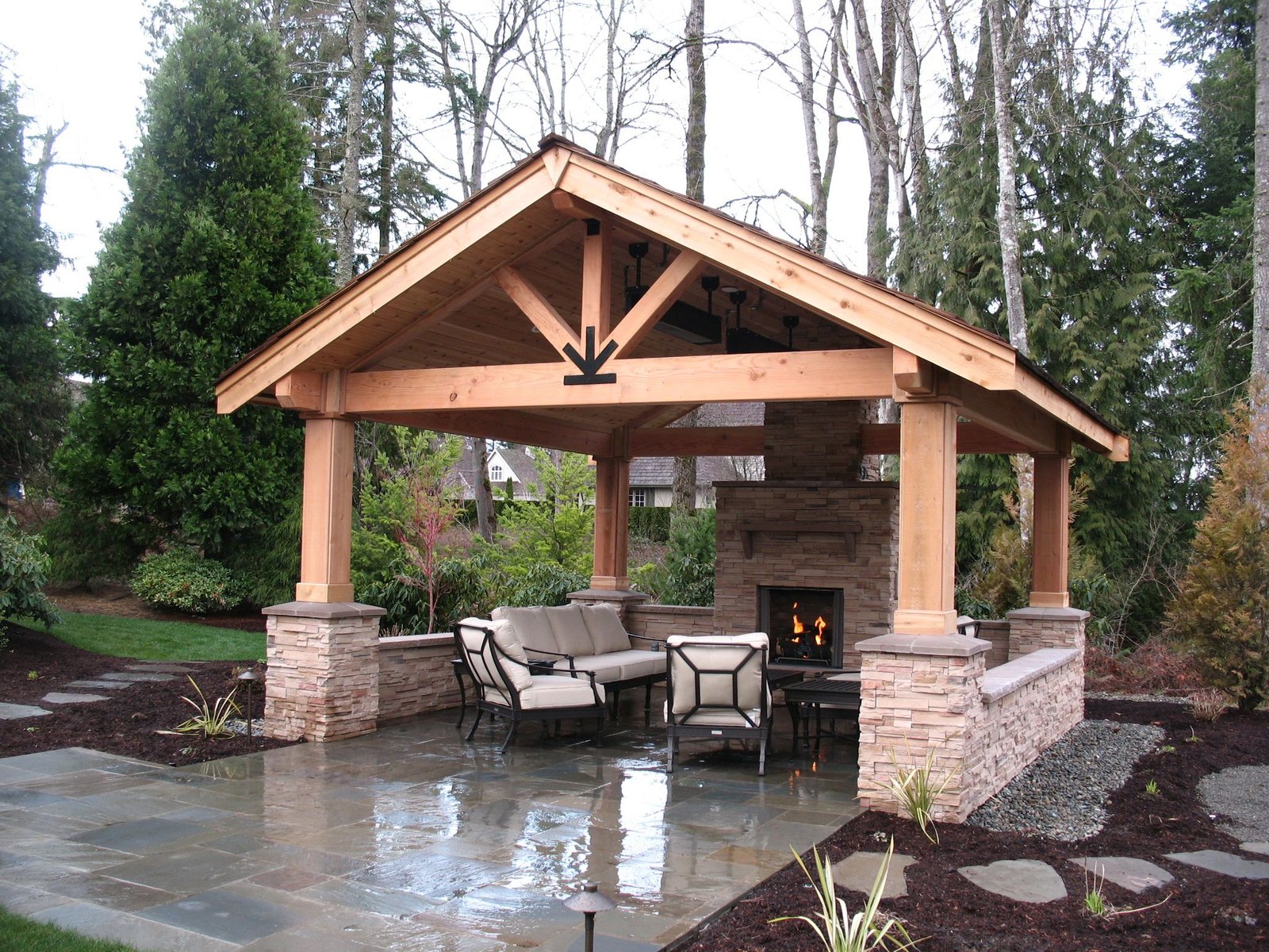 Garden Oasis with a Gazebo